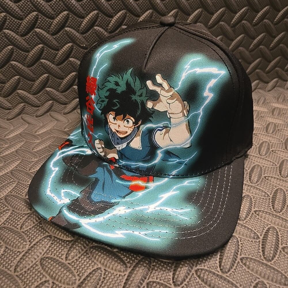 My Hero Academia Deku Snapback Hat – Bioworld – New with Tags